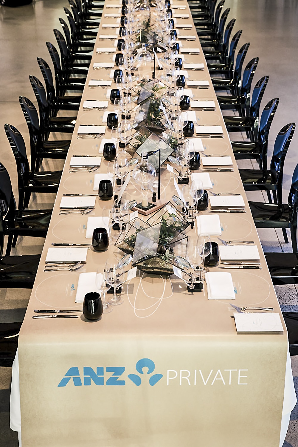 ANZ event celebrating artistry and science through BLE creative direction