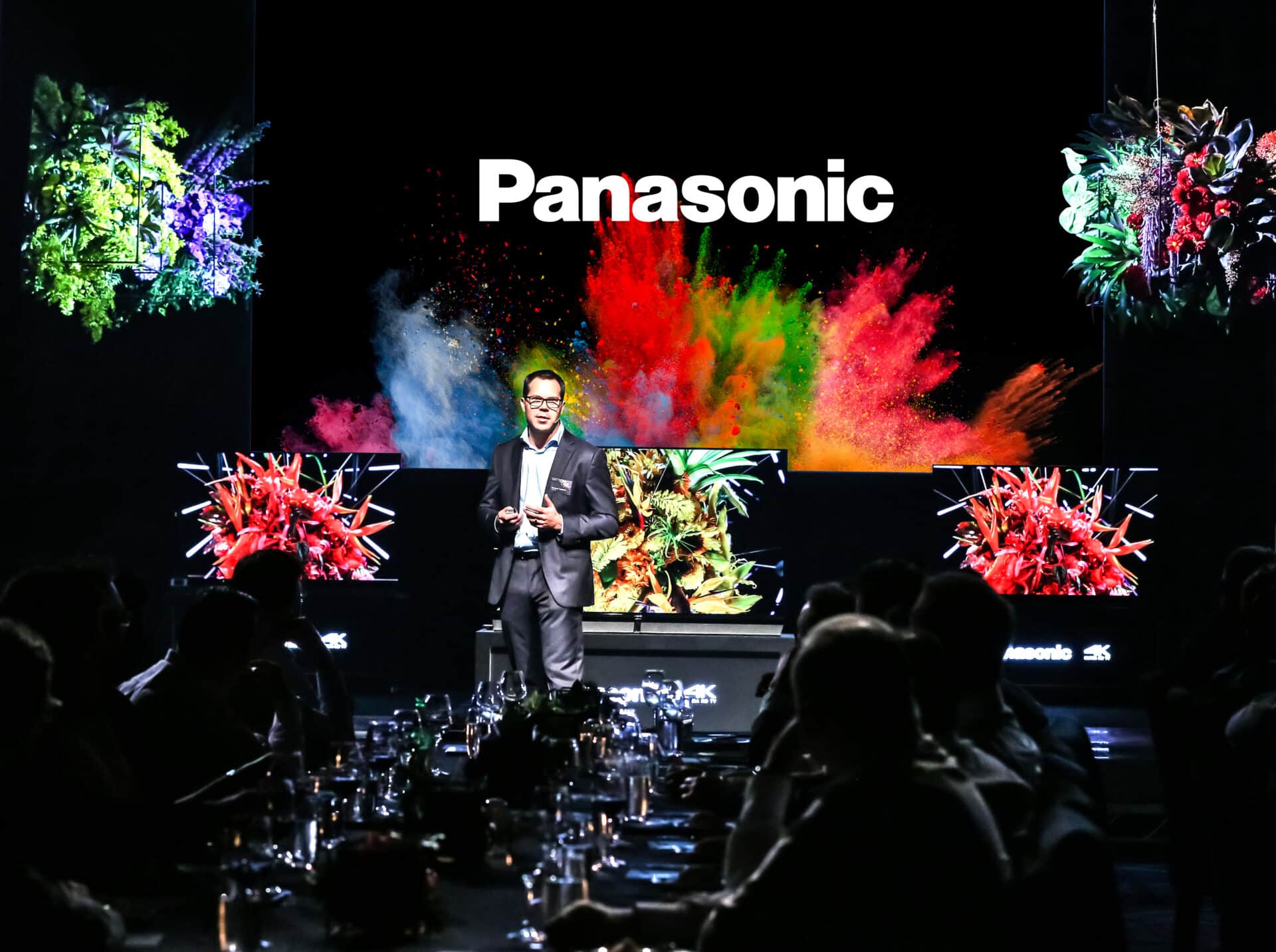 Media and guests attending Panasonic Home Entertainment product launch